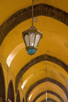 Istanbul Tourist Attractions Prints: Archway in Topkapi Palace with single lantern, Istanbul Turkey