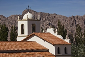 Argentina, Salta Province, Angastaco. Town church Argentina, Salta Province, Angastaco. Town church