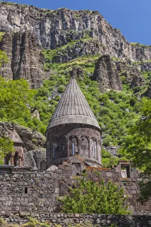 Armenia, Geghard. Geghard Monastery, Surp Astvatsatsin Church, 13th century Armenia, Geghard. Geghard Monastery, Surp Astvatsatsin Church, 13th century