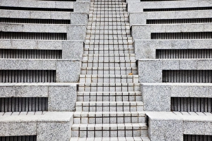 Asia, China, Hong Kong. Steps in Hong Kong Park Asia, China, Hong Kong. Steps in Hong Kong Park