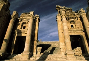 Asia, Jordan Print: Jerash Propylaea of the Temple of Artemis