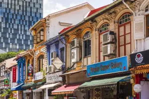 Arab Street Shops Print, Singapore
