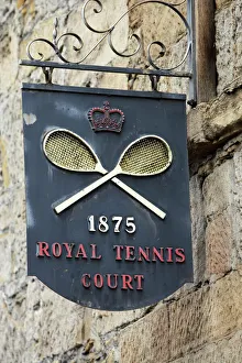 Prints of Sign for Royal Tennis Court (1875), Hobart, Tasmania, Australia Images Dated 2010 February: Australia Sign for Royal Tennis Court Print, Hobart, Tasmania