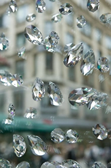 AUSTRIA-Vienna: Artificial Diamonds in Storefront Karntner Strasse AUSTRIA-Vienna: Artificial Diamonds in Storefront Karntner Strasse