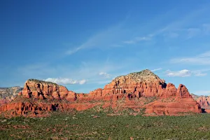 AZ, Sedona, Red Rock Country, Twin Buttes and The Nuns AZ, Sedona, Red Rock Country, Twin Buttes and The Nuns
