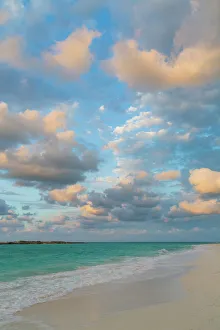 Bahamas, Little Exuma Island. Sunset on seascape Bahamas, Little Exuma Island. Sunset on seascape
