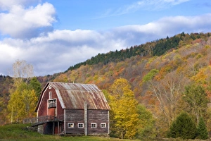 A barn in Vermonts Green Mountains. Hancock, Vermont A barn in Vermonts Green Mountains. Hancock, Vermont