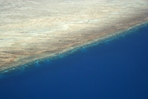 Batt Reef, Great Barrier Reef Marine Park, North Queensland, Australia - aerial Batt Reef, Great Barrier Reef Marine Park, North Queensland, Australia - aerial