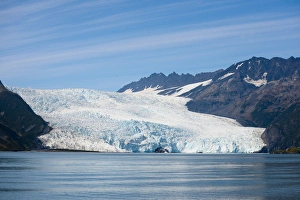 Beautiful Aialik Glacier in Kenair Fjord National Park, Alaska Beautiful Aialik Glacier in Kenair Fjord National Park, Alaska