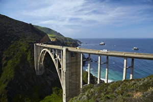 Bixby Creek Bridge, Pacific Coast Highway, Big Sur, Central Coast, California, USA Bixby Creek Bridge, Pacific Coast Highway, Big Sur, Central Coast, California, USA