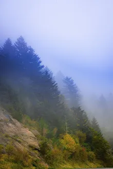 Blue Ridge Parkway vista, Smoky Mountains, USA Blue Ridge Parkway vista, Smoky Mountains, USA