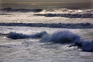 Blue Waves Pacific Ocean San Francisco California Blue Waves Pacific Ocean San Francisco California
