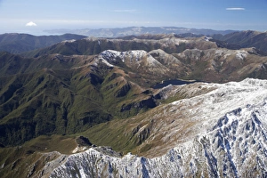 Boulder Lake and Clark Peak (right front), Kahurangi National Park, Nelson Region Boulder Lake and Clark Peak (right front), Kahurangi National Park, Nelson Region
