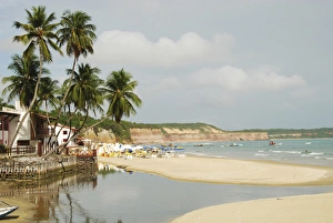 Brazil, Rio Grand do Norte, Praia da Pipa, tranquil beach scene Brazil, Rio Grand do Norte, Praia da Pipa, tranquil beach scene