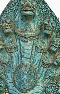 Bronze close-up artwork in downtown Siem Reap, Cambodia Bronze close-up artwork in downtown Siem Reap, Cambodia