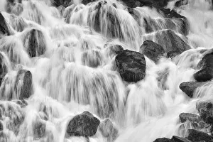 Canada, British Columbia, Pemberton. Detail of waterfall rapids Canada, British Columbia, Pemberton. Detail of waterfall rapids