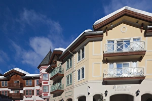 Canada, British Columbia, Sun Peaks, Sun Peaks Resort, ski lodges, winter Canada, British Columbia, Sun Peaks, Sun Peaks Resort, ski lodges, winter