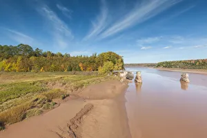 Canada, Nova Scotia, Green Oaks. Fundy Tidal Interpretive Area Canada, Nova Scotia, Green Oaks. Fundy Tidal Interpretive Area