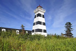 Canada, Prince Edward Island, West Cape. Lighthouse and residence Canada, Prince Edward Island, West Cape. Lighthouse and residence