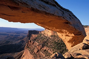 Canyonlands National Park, UT Mesa Arch at sunrise. Island in the Sky district Canyonlands National Park, UT Mesa Arch at sunrise. Island in the Sky district
