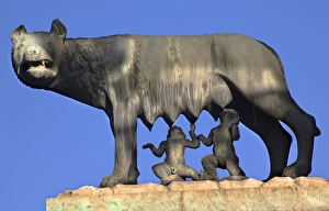Capitoline Wolf Romulus Remus Statue Forum Rome Italy Resubmit--In response to Capitoline Wolf Romulus Remus Statue Forum Rome Italy Resubmit--In response to