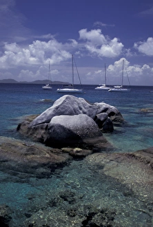 Caribbean, British Virgin Islands View of The Baths, Virgin Gorda Caribbean, British Virgin Islands View of The Baths, Virgin Gorda