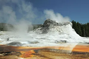 Castle Geyser, Yellowstone National Park, Wyoming Castle Geyser, Yellowstone National Park, Wyoming