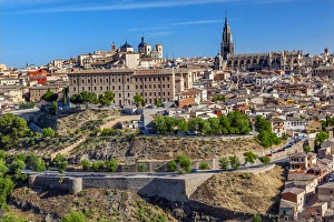 Cathedral Churchse Medieval City Toledo Spain. Cathedral started in 1226 finished 1493 Cathedral Churchse Medieval City Toledo Spain. Cathedral started in 1226 finished 1493