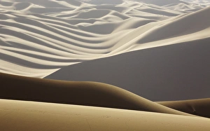 China, Inner Mongolia, Badan Jilin Desert. Abstract of desert shapes and contrasts China, Inner Mongolia, Badan Jilin Desert. Abstract of desert shapes and contrasts