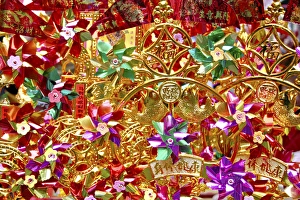 Chinese tiaras for sale in Chinatown San Francisco California Chinese tiaras for sale in Chinatown San Francisco California