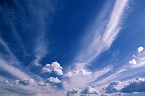 Cumulus Cloud Formations Prints: Cirrus and cumulus clouds