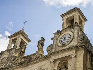 The clock tower of the Sedile Palace, Matera, Basilicata The clock tower of the Sedile Palace, Matera, Basilicata