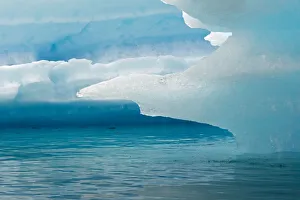 Close up of blue ice in the fjord of Narsarsuaq, Greenland Close up of blue ice in the fjord of Narsarsuaq, Greenland