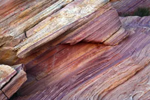 Close-up of Rainbow Vista, Valley of Fire State Park, Nevada, USA Close-up of Rainbow Vista, Valley of Fire State Park, Nevada, USA