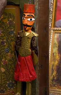 Colorful puppets for sale in Medina area of Tunis in Tunisia of Northern Africa Colorful puppets for sale in Medina area of Tunis in Tunisia of Northern Africa