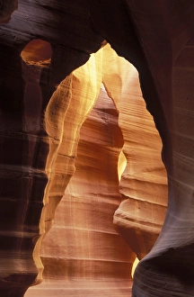 Colorful sandstone in Antelope Canyon near Page, AZ Colorful sandstone in Antelope Canyon near Page, AZ