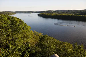 The Connecticut River in East Haddam, Connecticut. As seen from Gillette Castle The Connecticut River in East Haddam, Connecticut. As seen from Gillette Castle