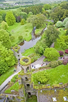 Cork, Ireland. The infamous Blarney Castle hosts the Blarney Stone which is said Cork, Ireland. The infamous Blarney Castle hosts the Blarney Stone which is said