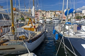 Corsica. France. Europe. Boats in marina at St. Florent Corsica. France. Europe. Boats in marina at St. Florent