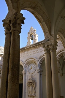 Croatia, Dubrovnik, courtyard of the Rectors Palace Croatia, Dubrovnik, courtyard of the Rectors Palace