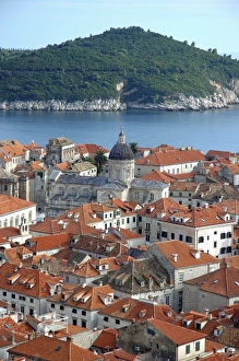 Croatia, Dubrovnik, view of Old Town from city wall Croatia, Dubrovnik, view of Old Town from city wall