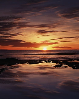 Sunset Ocean Scene Prints: CTF-0516