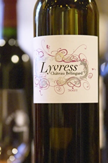 Cuvee Lyvress of Chateau Belingard, word play on l'ivress meaning drunkenness Cuvee Lyvress of Chateau Belingard, word play on l'ivress meaning drunkenness