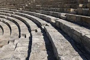 Cyprus, ancient archaeological site of Kourion. The Theatre, circa 2nd century BC Cyprus, ancient archaeological site of Kourion. The Theatre, circa 2nd century BC