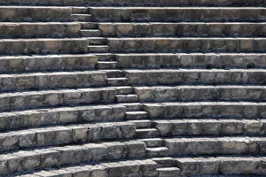 Cyprus, ancient archaeological site of Kourion. The Theatre, circa 2nd century BC Cyprus, ancient archaeological site of Kourion. The Theatre, circa 2nd century BC