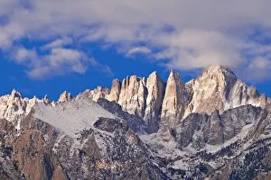 Dawn light on Mount Whitney from the Alabama Hills, Sequoia National Park, California, USA Dawn light on Mount Whitney from the Alabama Hills, Sequoia National Park, California, USA