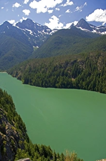 Diablo Lake in the North Cascade Range, Washington Diablo Lake in the North Cascade Range, Washington