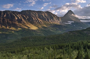 Distant Mountain Print, Waterton Glacier International Peace Park