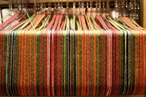 Dixon, New Mexico, United States. Yarn for weaving Dixon, New Mexico, United States. Yarn for weaving