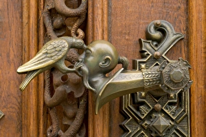 door handle, Hluboka Castle, Czech Republic, Ceske Budejovice door handle, Hluboka Castle, Czech Republic, Ceske Budejovice